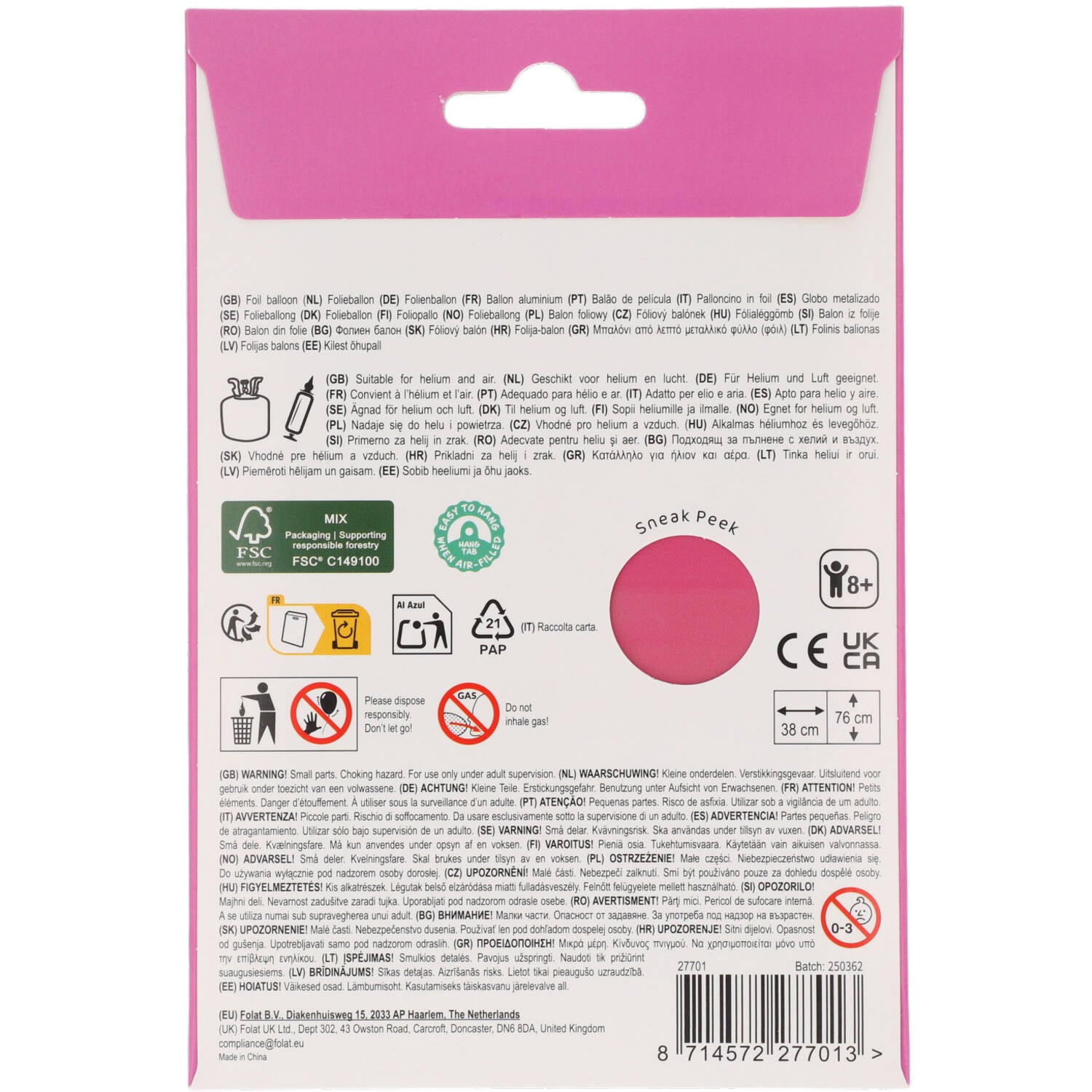 das-kost-mland-shape-folienballon-bubble-tea-38x76-cm image 3