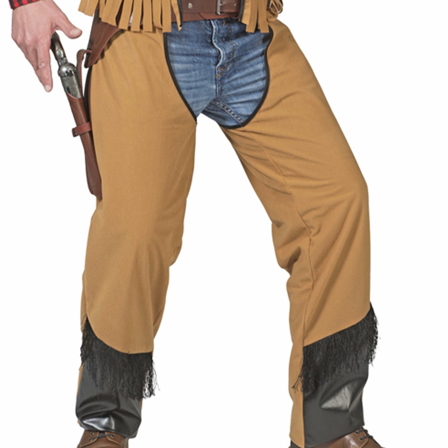 das-kost-mland-herren-cowboy-kost-m-austin-braun-wilder-westen-gr-52-54 image 3
