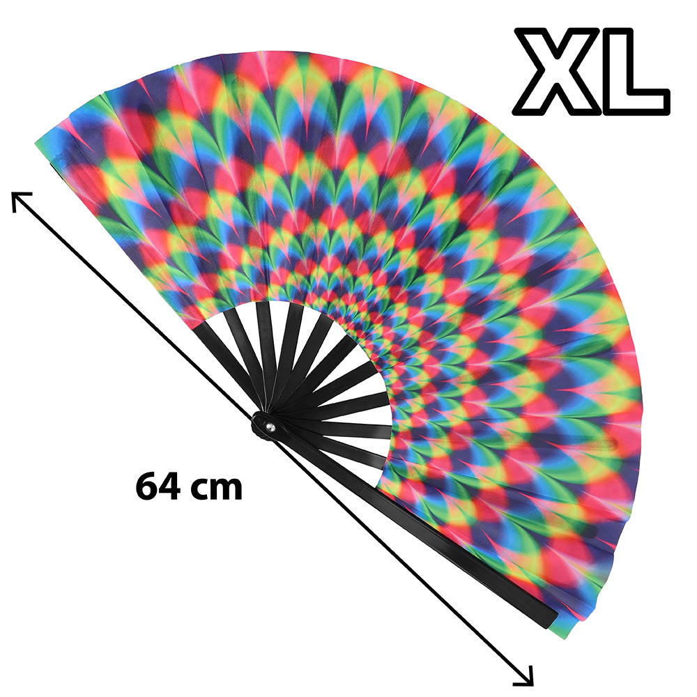 das-kost-mland-accessoires-handf-cher-rave-rush-64cm-uv-regenbogen image 2