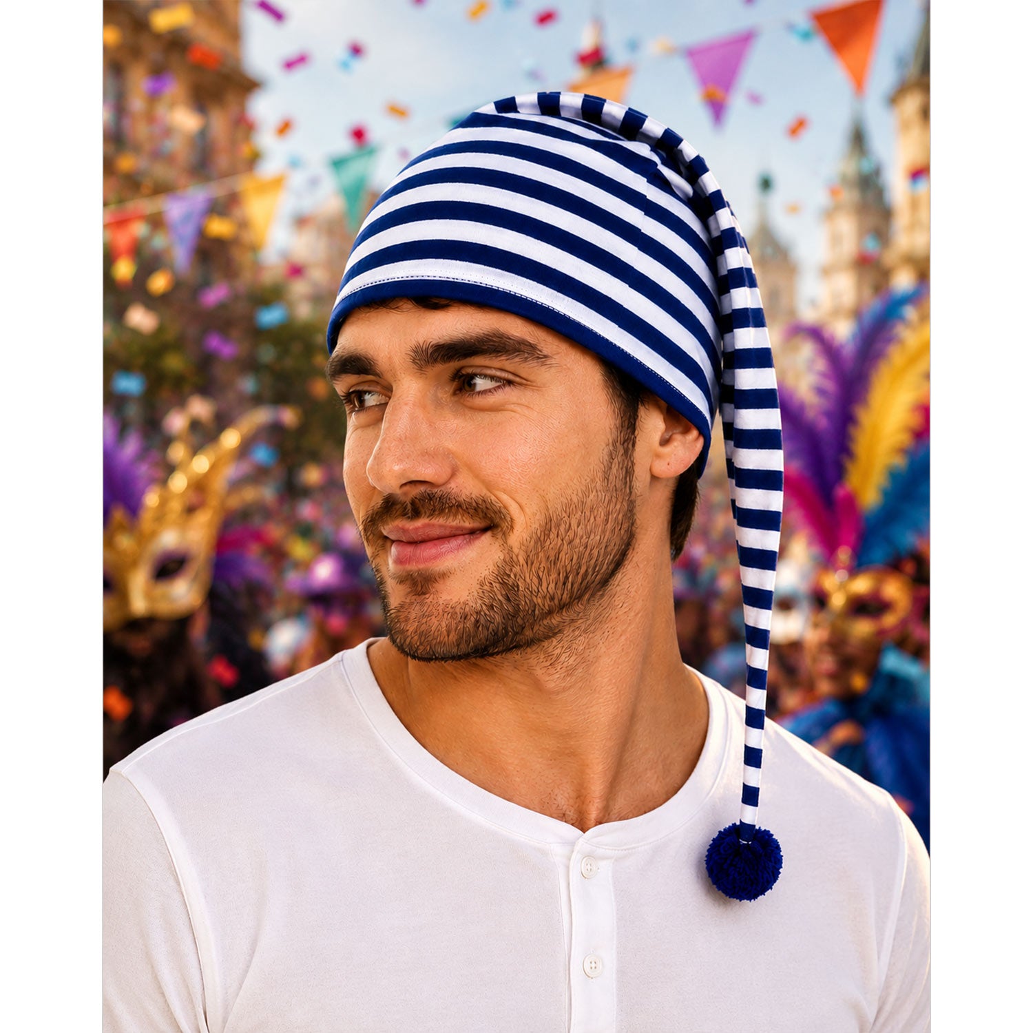 das-kost-mland-maxi-schlafm-tze-nachtm-tze-blau-wei-1-m-tze image 7