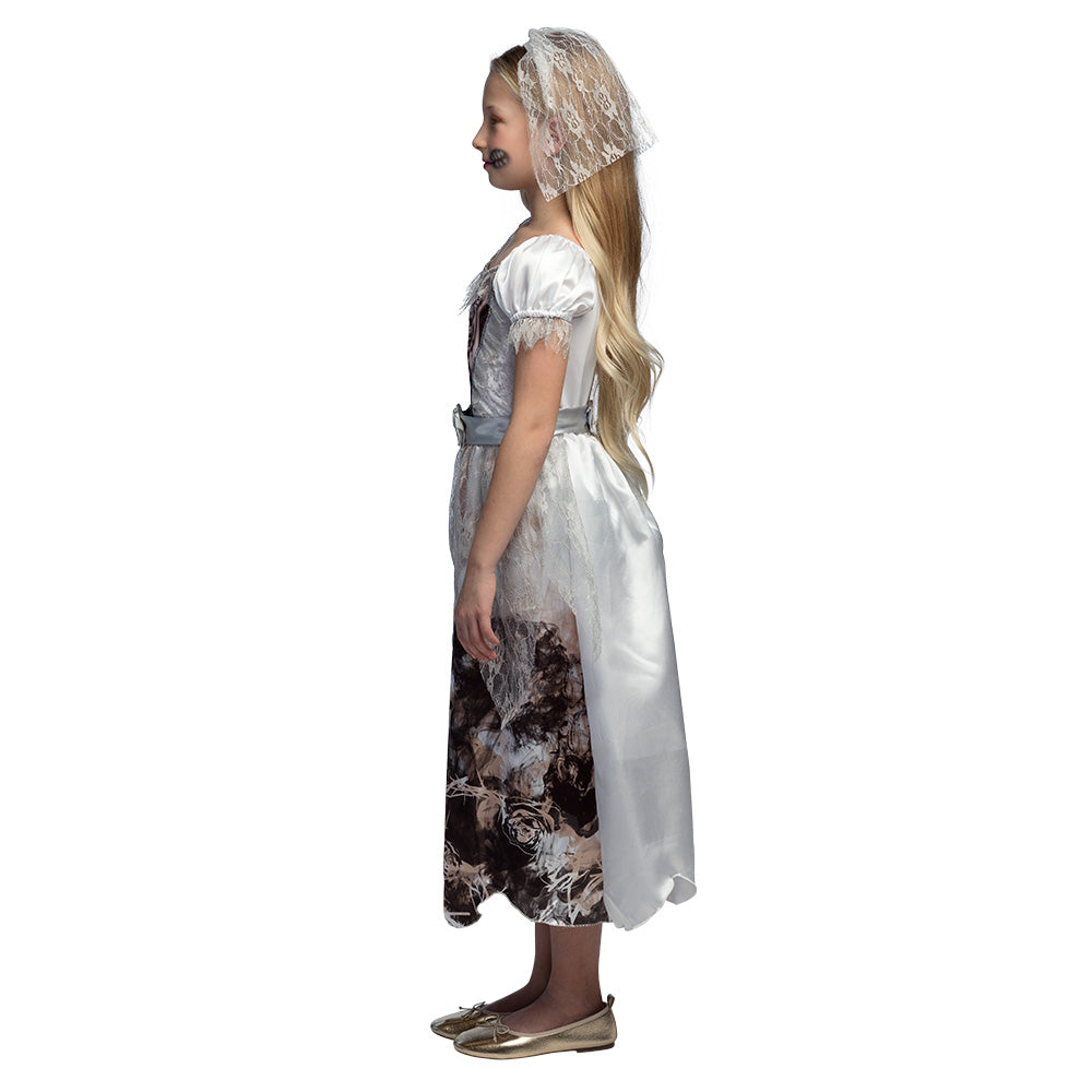das-kost-mland-zombie-braut-kost-m-m-dchen-kleid-schleier-7-9-j image 3