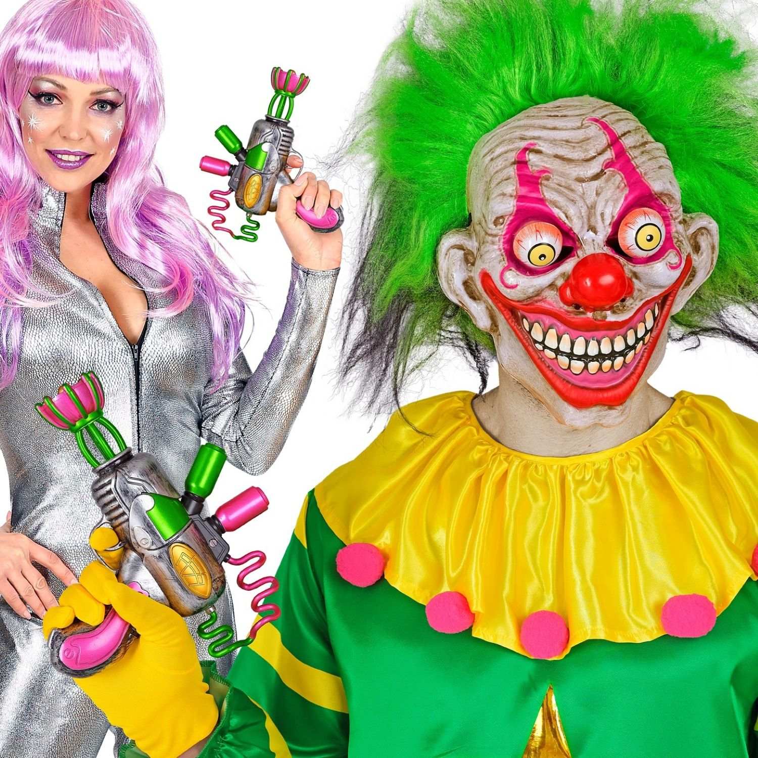 das-kost-mland-killer-clown-strahlpistole-25-cm-halloween-waffe image 2