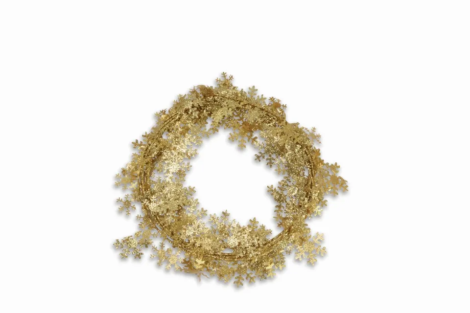das-kost-mland-dekorationen-girlande-schneeflocken-gold-2-70-m image 1