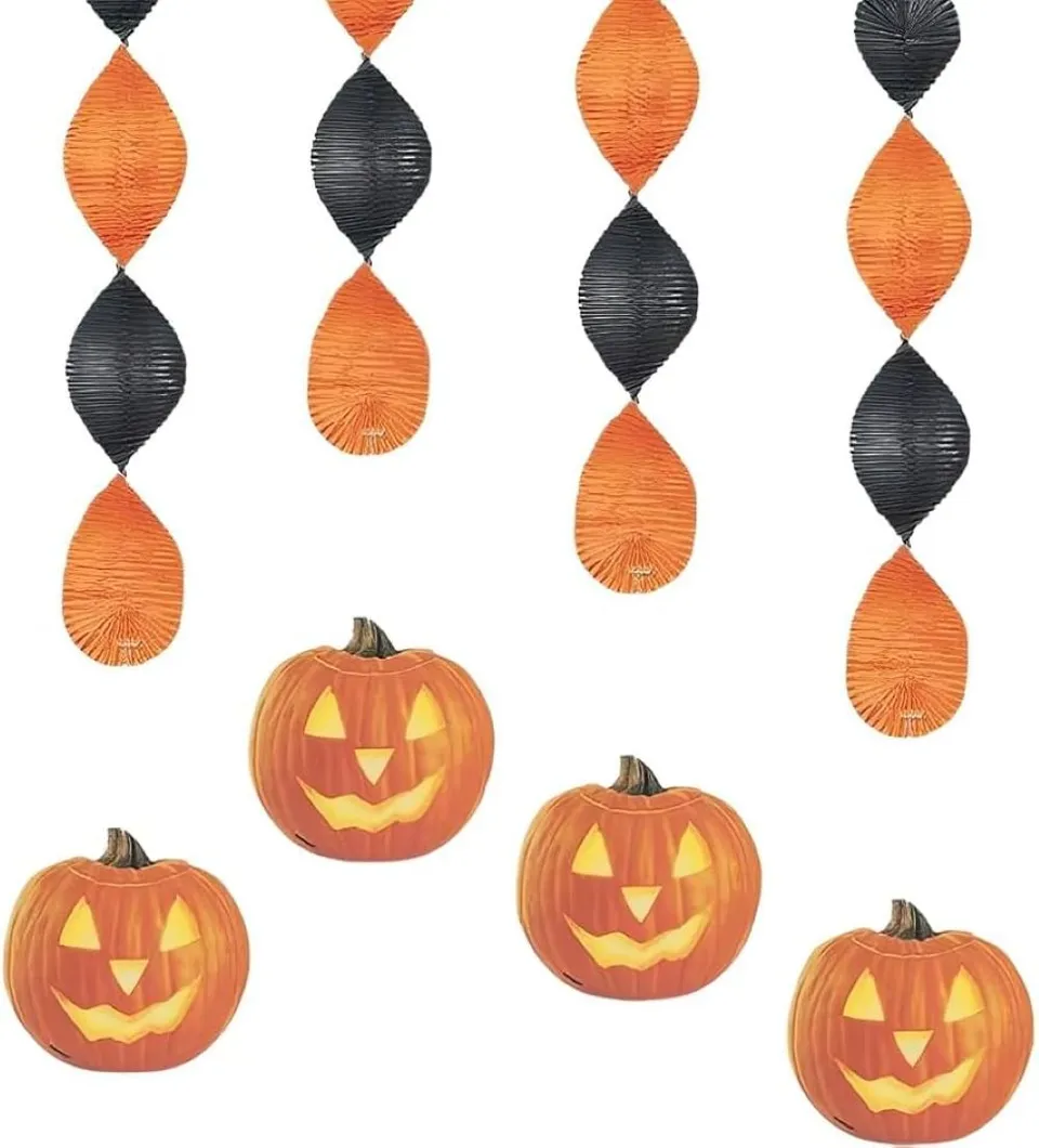 das-kost-mland-dekorationen-swirldeko-pumpkin-glow-h-ngedeko-halloween image 1