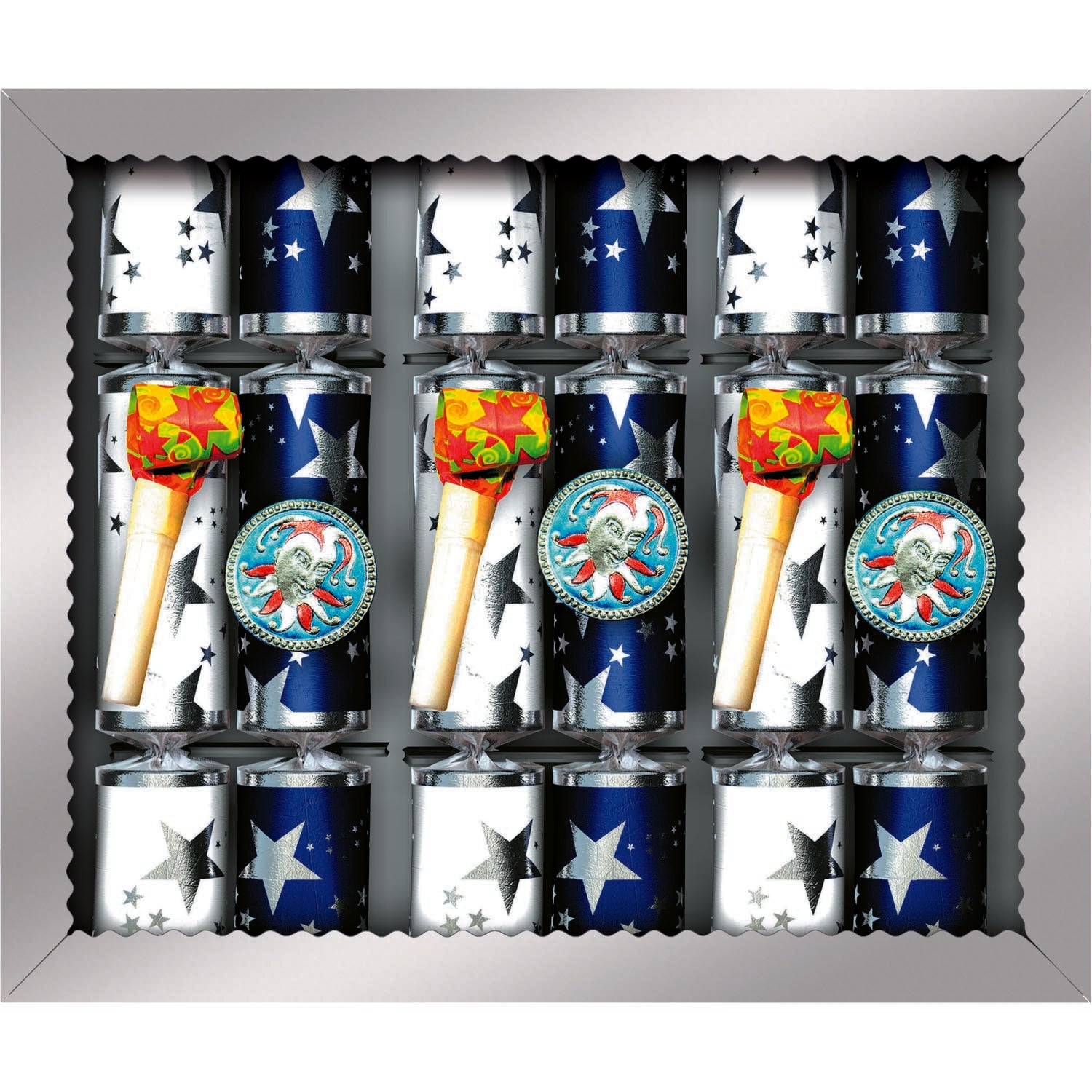 das-kost-mland-dekorationen-knallbonbon-22cm-6-st-mit-tr-ten image 1