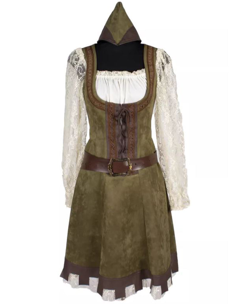 das-kost-mland-robin-hood-kost-m-damen-m-wildleder-kleid image 4