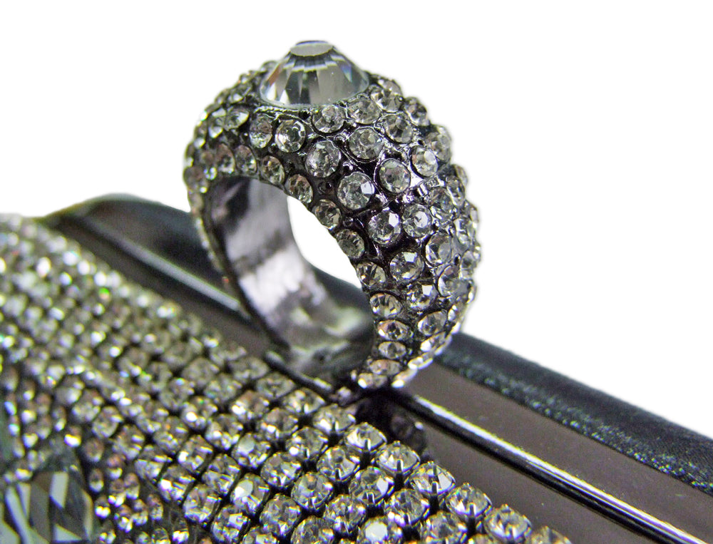 das-kost-mland-accessoires-mosaik-clutch-handtasche-schwarz image 3