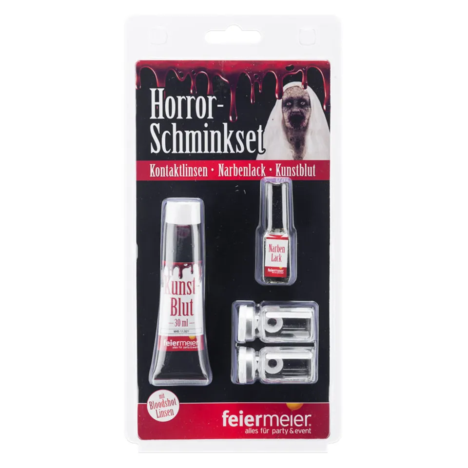 das-kost-mland-horror-make-up-set-narbenfluid-blut-linsen-rot image 1