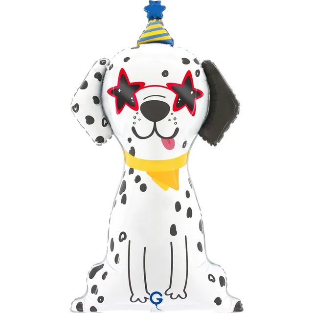 das-kost-mland-dekorationen-folienballon-hund-shape-party-86cm image 1